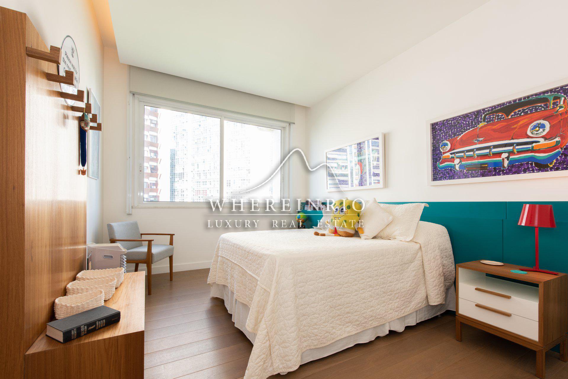 Quarto de um apartamento para locação em Flamengo